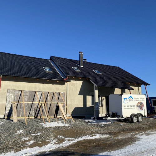 Nová střecha na novostavbě rodinného domu